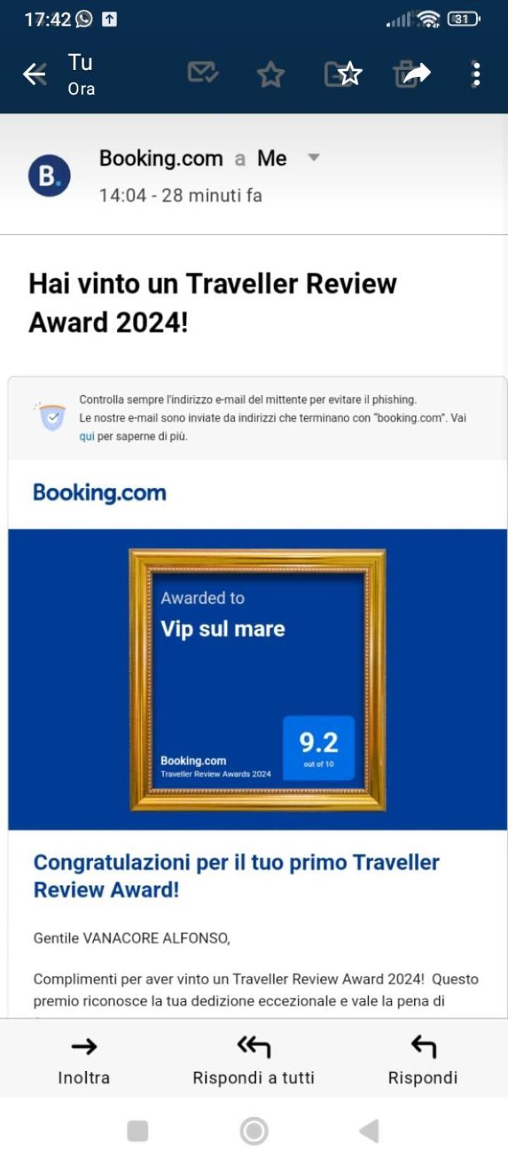 Vip Sul Mare Bed & Breakfast Castellammare di Stabia Luaran gambar